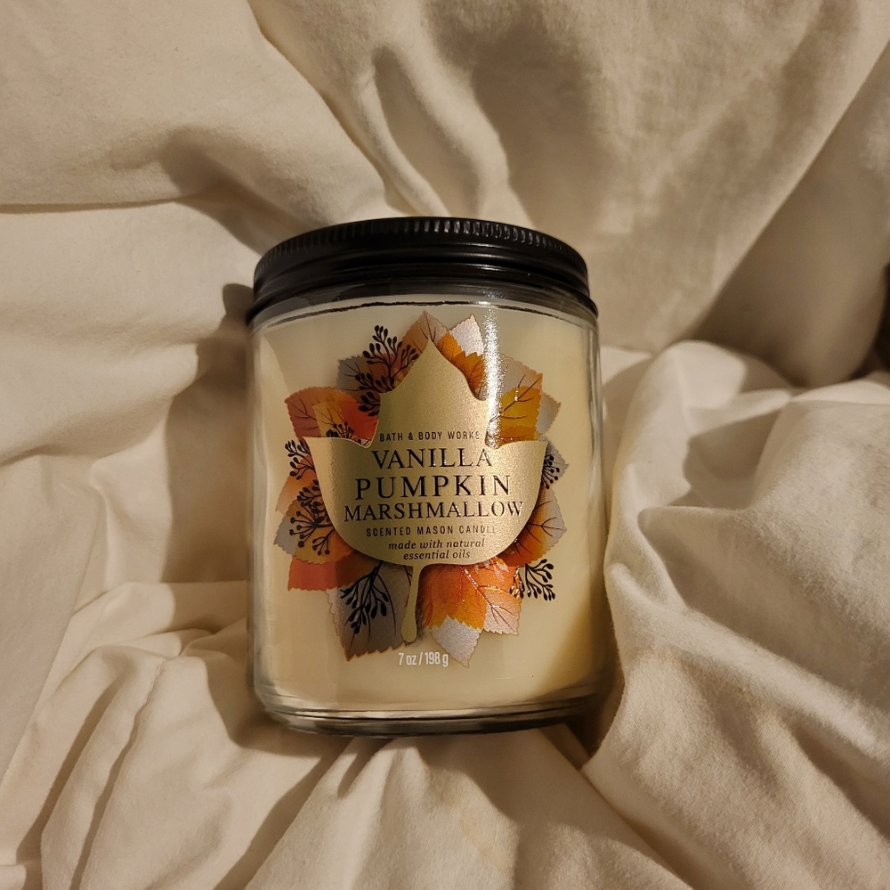 BBW candle Vanilla Pumpkin Marshello 1 wick